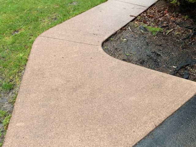 After_Sidewalk soft wash cleaning
